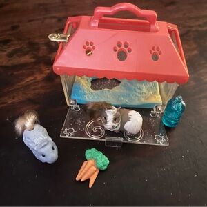Vintage 1990’s Littlest Pet Shop Thirsty Guinea Pigs (RARE)